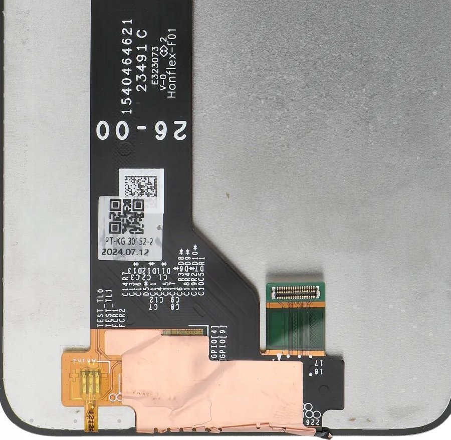 Ekran zëvendësues Motorola G34, pa kornizë, për touchscreen, i zi