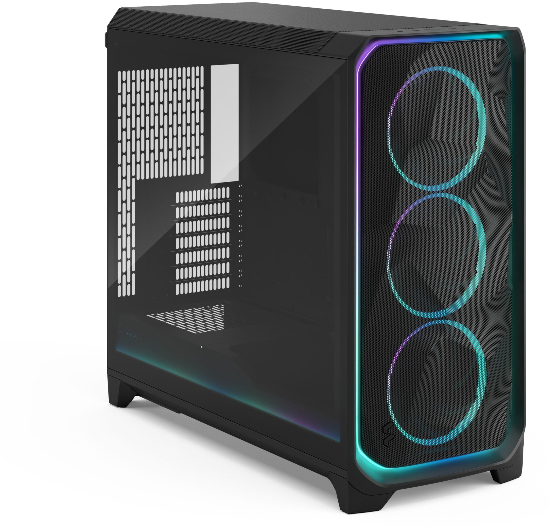 Kasa PC Fractal Design Meshify 3 XL Ambience Pro RGB, ATX full tower, xham i temperuar, e zezë
