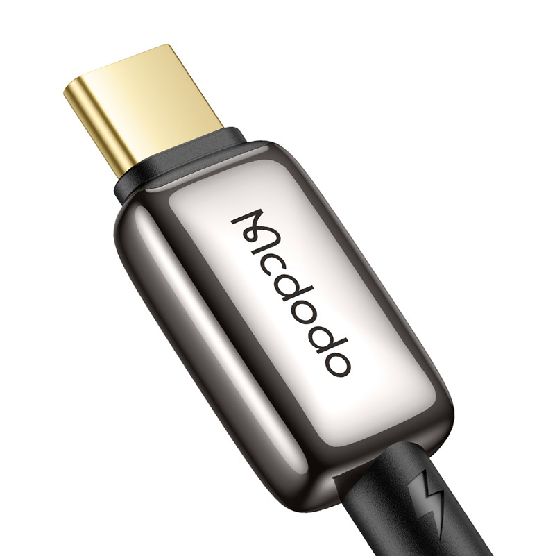 Kabllo karikimi Mcdodo CA-6670 USB-C në Lightning, 1.2m, 36W, e zezë