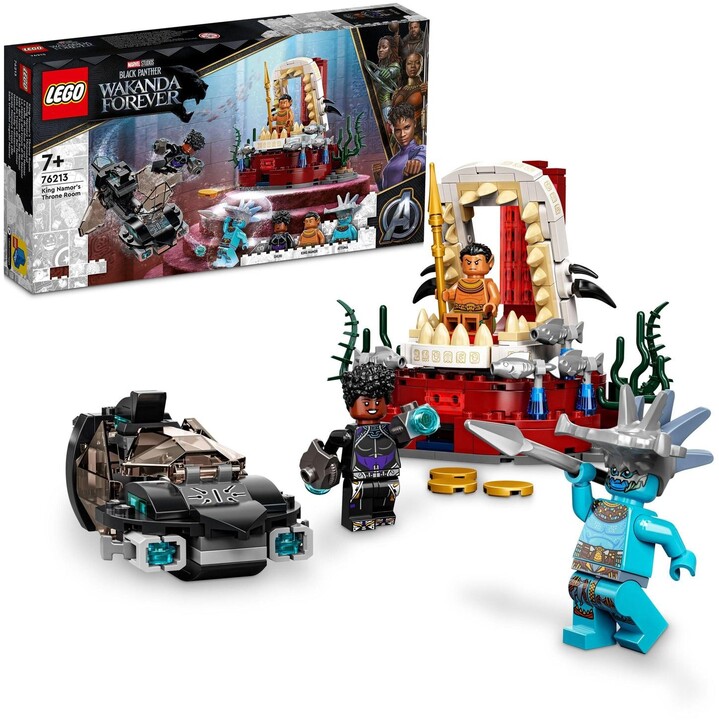 Set LEGO® Marvel 76213 King Namor's Throne Room, 355 pjesë