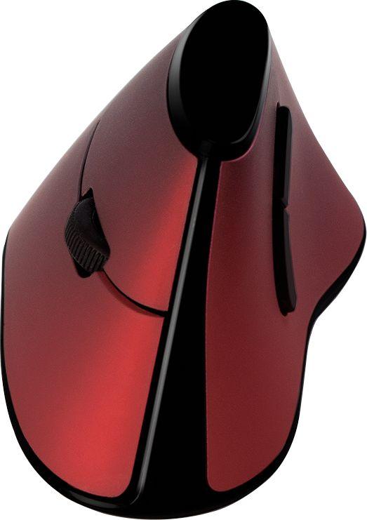 Maus vertikal ergonomik LogiLink, wireless 2.4 GHz, i kuq