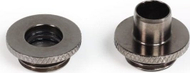 Lidhës uji Alphacool ES Double Nipple 13757, G1/4 M në G1/4 M, i zi