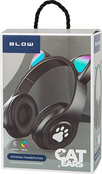 Kufje pa tela për fëmijë Blow 32-82, Bluetooth 5.0, LED, të zeza