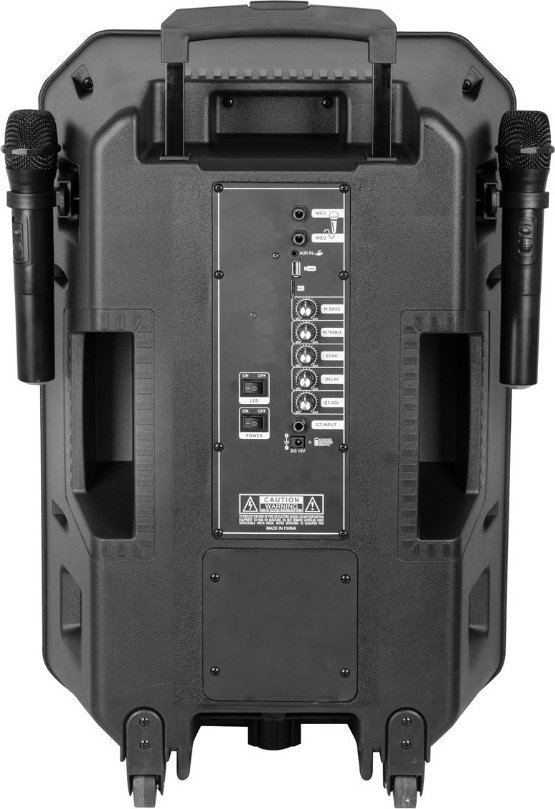 Kutizë zëri Trevi XF1560, 15", Bluetooth, me mikrofonë wireless, e zezë