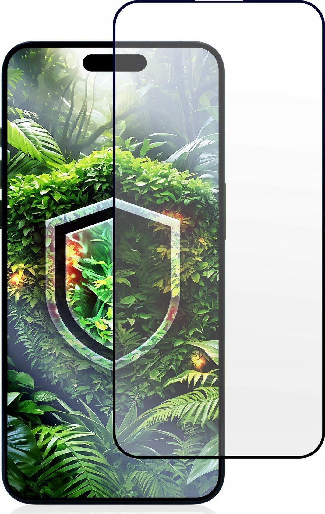 Xham mbrojtës 3MK HardGlass Max Eco, për iPhone 15 Pro, 9H, transparent
