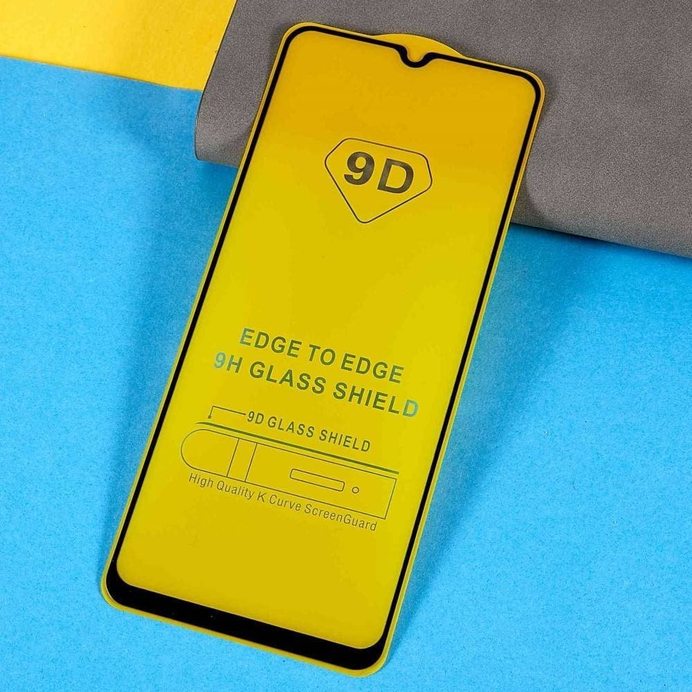 Xham mbrojtës 5D Full Glue për Xiaomi Redmi 10C, i plotë, i zi