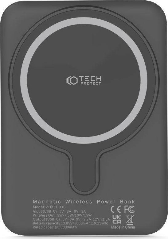 Powerbank Tech-Protect PB10 LifeMag, 5000mAh, MagSafe, i zi