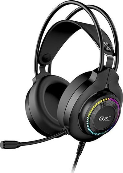 Kufje gaming Genius GX Gaming HS-GX580U, me mikrofon, me kabllo, të zeza
