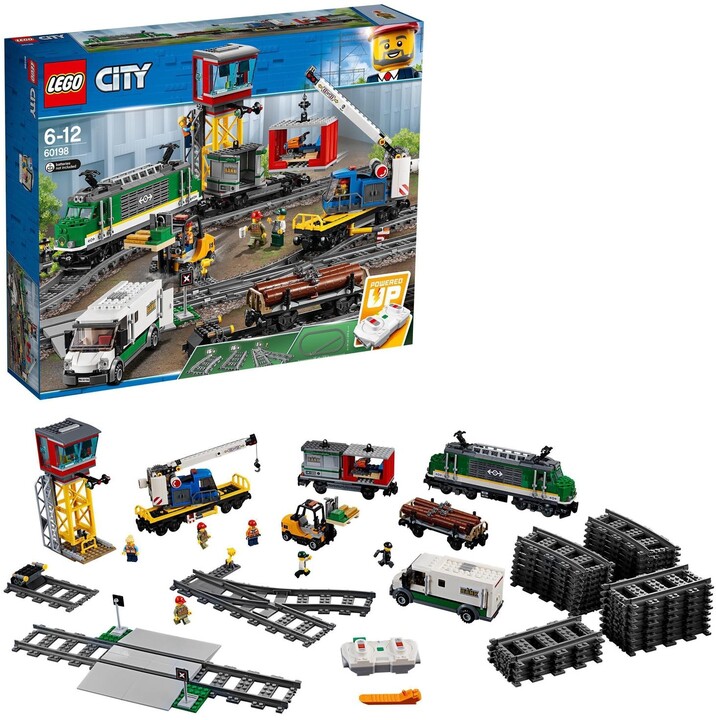 Set figurash LEGO City 60198 Freight Train