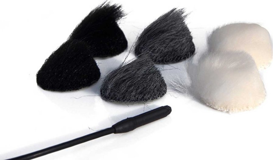 Aksesor për mikrofon Rycote Overcovers Mixed Colors, 25 sete me 6 disqe leshi, 30 ngjitëse stickies, ngjyra të përziera