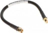 Kabllo antene Delock SMA mashkull në SMA femër H155, 0.2m, e zezë