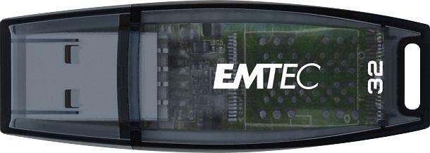 USB Emtec C410, 32GB, USB 2.0, transparent i zi