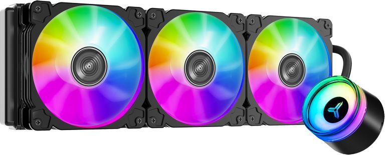 Ftohës ujor procesori Jonsbo Angeleyes TW2 360 Pro COLOR, radiator 360mm, RGB, i zi