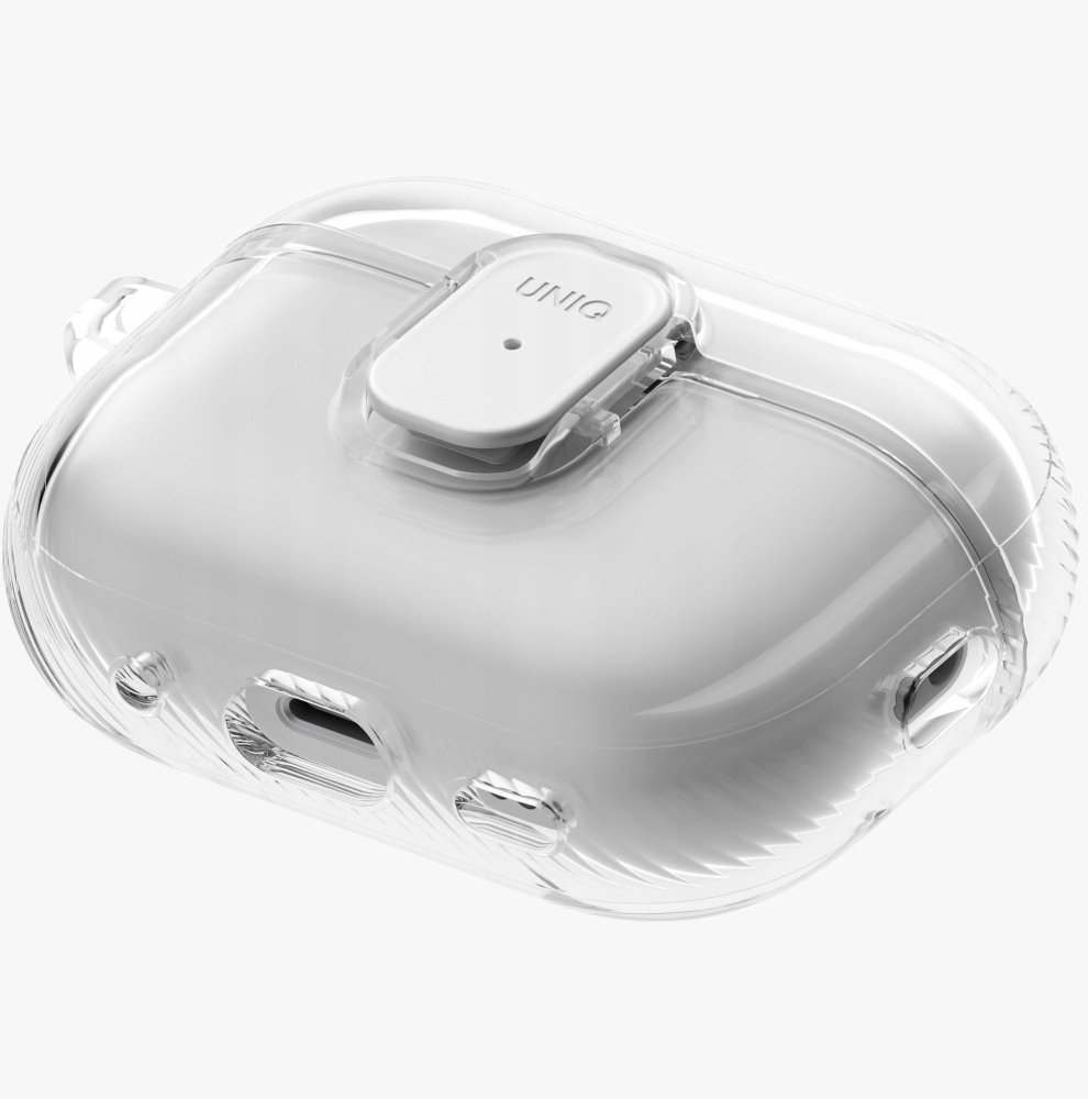 Kuti mbrojtëse UNIQ Glase Pro për AirPods Pro 3, TPU transparent, efekt glossy, e tejdukshme