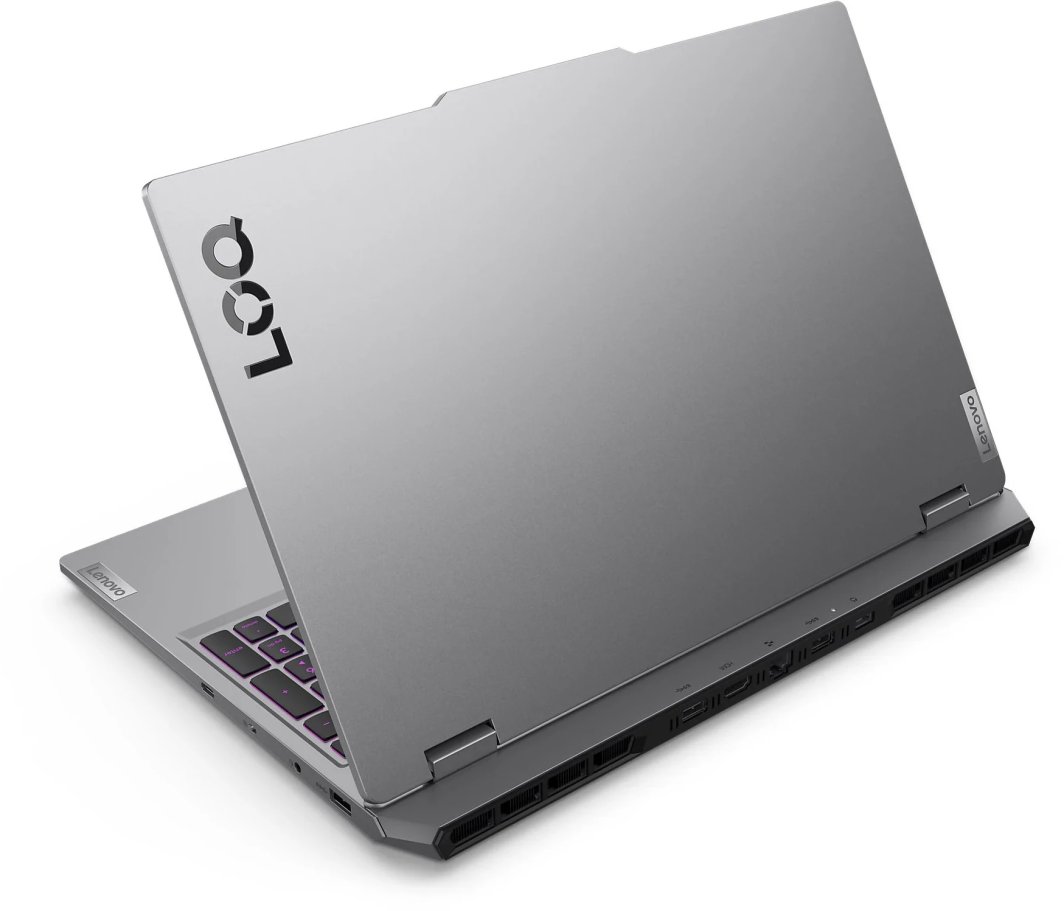 Лаптоп Lenovo LOQ 15AHP10, 15,6", AMD Ryzen 5 220, 16GB RAM, 512GB SSD, NVIDIA GeForce RTX 5050 8GB GDDR7, сив