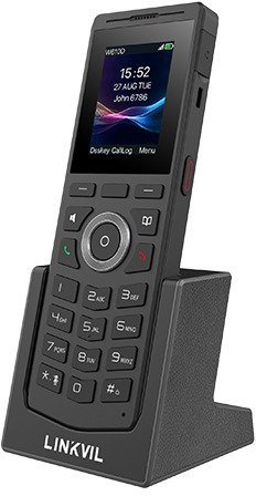 Telefon pa tel Fanvil Linkvil W610D, DECT, bateri afatgjatë, i zi