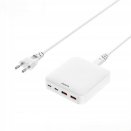 Karikues udhëtimi Remax DONGFENG RP-U183, 65W GaN PD QC, 2xUSB-C 2xUSB, i bardhë