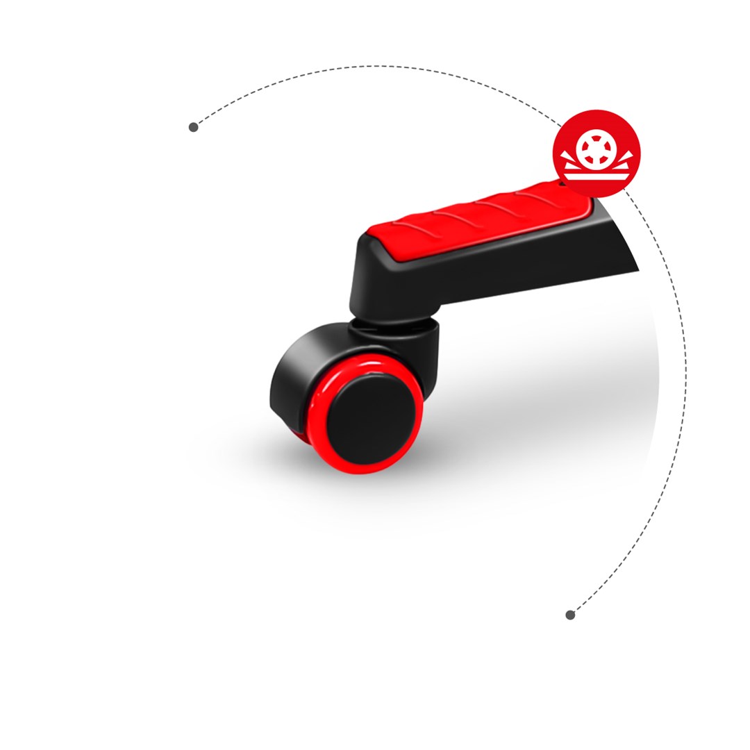 Karrige lojërash Huzaro Combat 3.0, 140kg, e kuqe