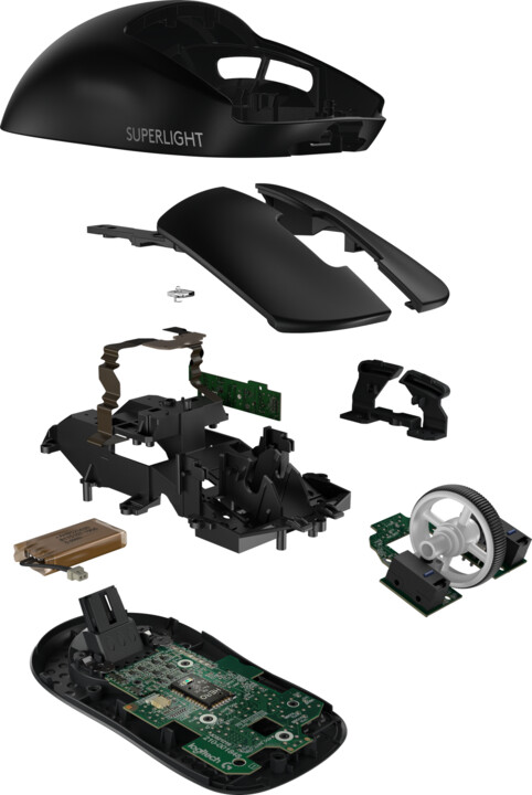 [OUTLET] Глушец Logitech G Pro X Superlight, црно