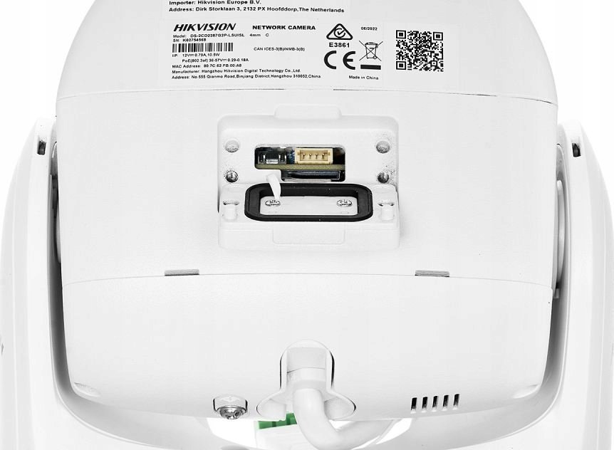 IP камера Hikvision DS-2CD2346G2P-ISU/SL, 4MP, леќа 2.8mm, бела