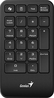 Tastierë numerike Genius NumPad 1000 Copilot, wireless, me buton AI Copilot, e zezë