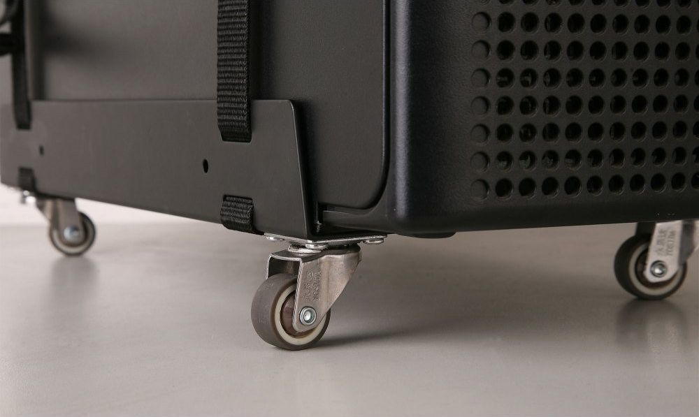 Mbajtëse PC Techly ICA-CS 61, universale, me rrota, e zezë