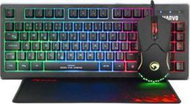 Set gaming Marvo CM310, tastierë membranore CZ SK me ndriçim, maus RGB, i zi