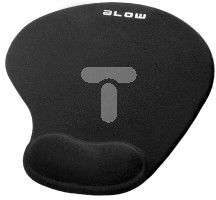 Mousepad BLOW 4528, me jastëk xheli, ergonomik, i zi