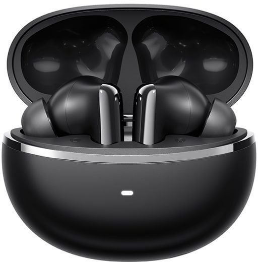 Kufje wireless QCY MeloBuds N70, ANC adaptive, LDAC Hi Res Audio, IPX5, të bardha