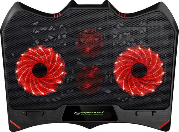 Mbajtëse për laptop Esperanza, e zezë