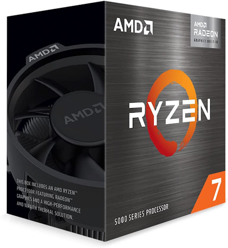 Procesor desktop AMD Ryzen 7 5700G, 8 bërthama, 3.8 GHz, me grafikë AMD Radeon