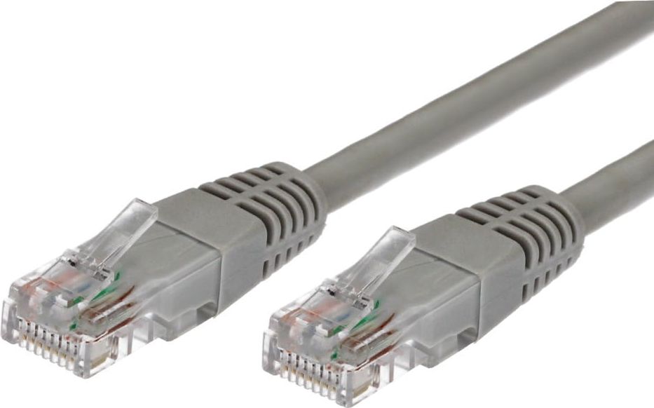 Кабел за мрежа TB Touch Patch, Cat5e, UTP RJ45, 0.5m, сив