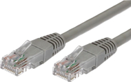 Кабел за мрежа TB Touch Patch, Cat5e, UTP RJ45, 0.5m, сив