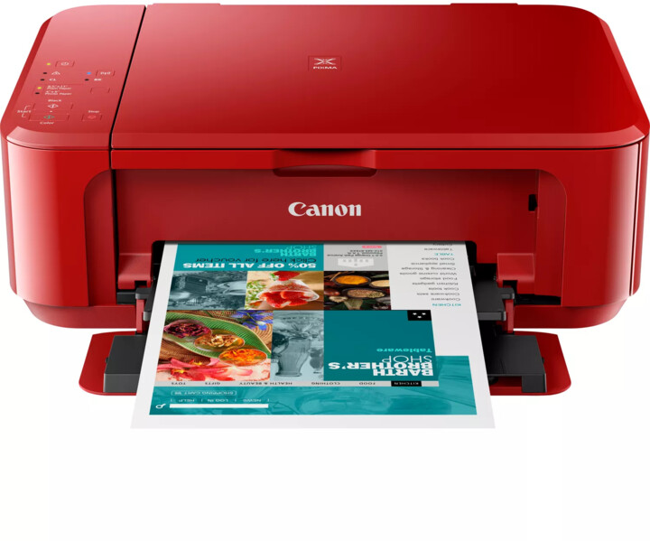 Печатач Canon PIXMA MG3650S, црвена