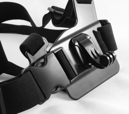 Parzmore gjoksi për kamera sportive XREC Harness Chest Mount, për GoPro Hero 6 5 4 3+ 3, e rregullueshme, e zezë