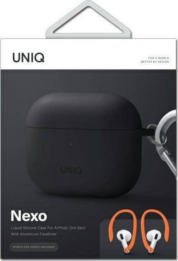 Mbrojtëse Uniq Nexo për Apple AirPods 3, e hirtë