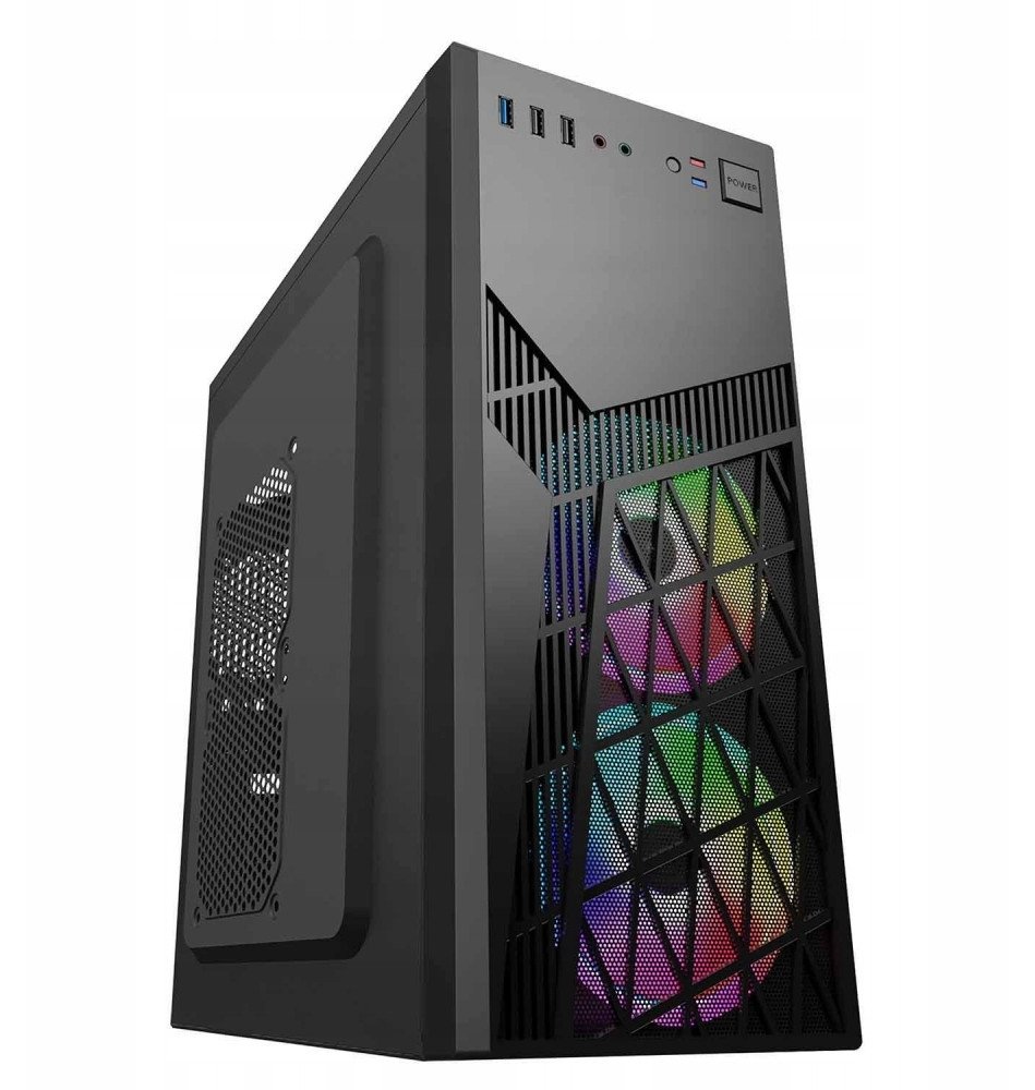 Kasa kompjuteri Eurocase ML N6-560B, MIDI Tower, 2x 3.5", 3x 2.5", e zezë