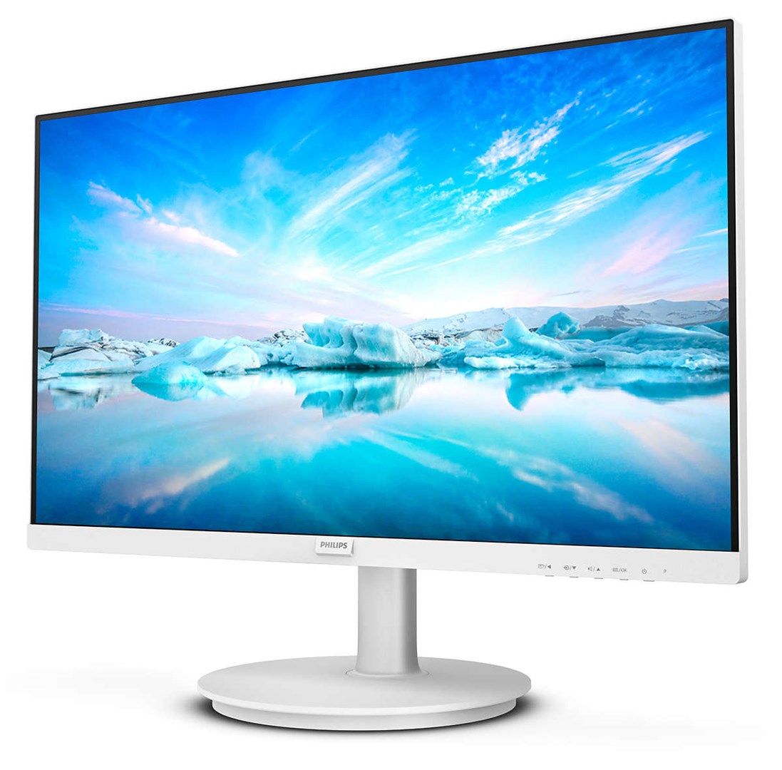 Monitor Philips V Line, 27", 1920 x 1080, 75 Hz, i bardhë