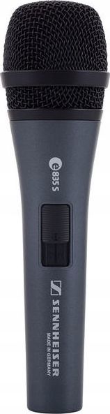 Mikrofon dinamik Sennheiser E835-S, kardioid, me buton fikjeje, gri