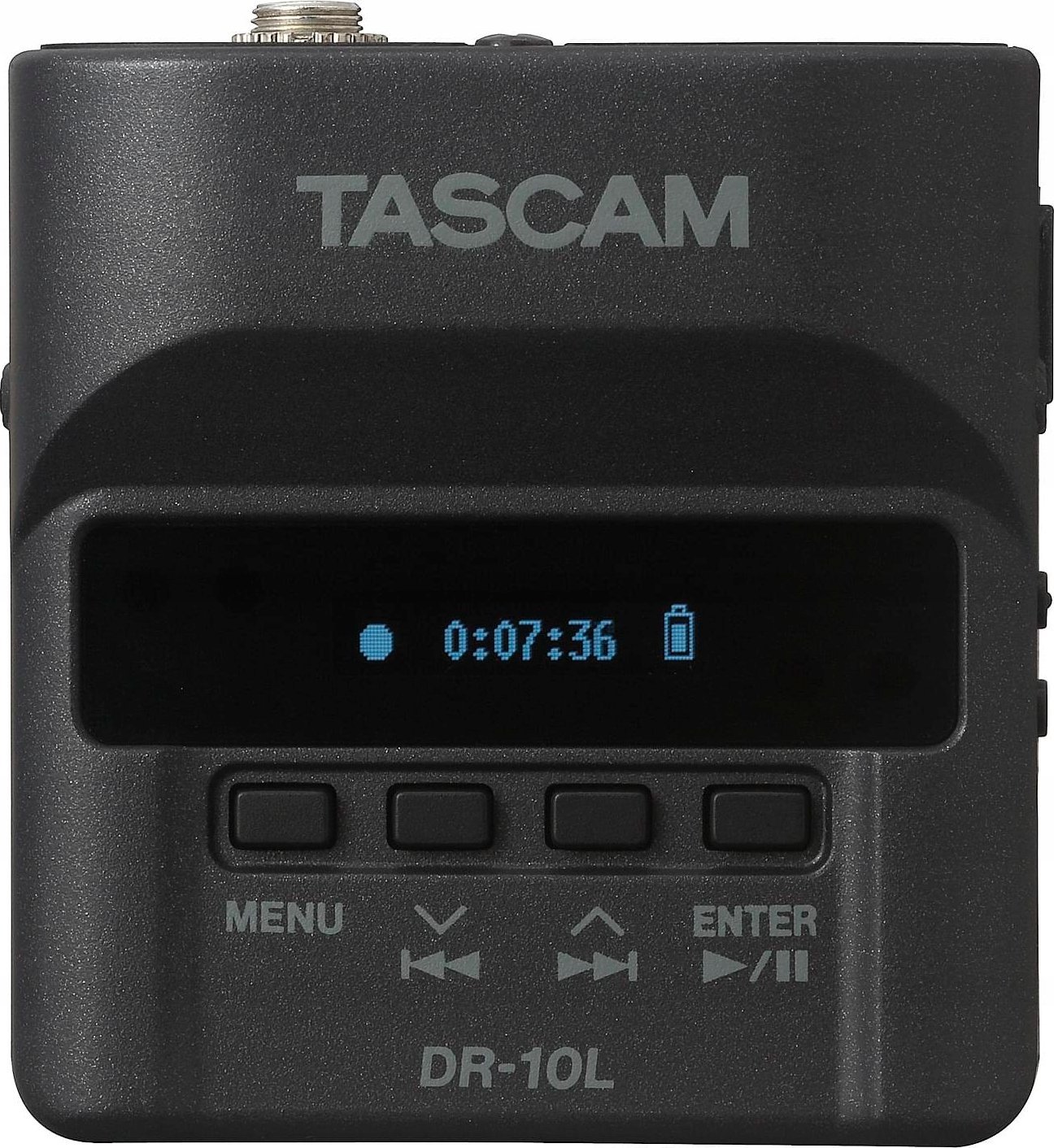 Regjistrues audio Tascam DR-10L Pro, 32-bit float, me mikrofon lavalier, i zi