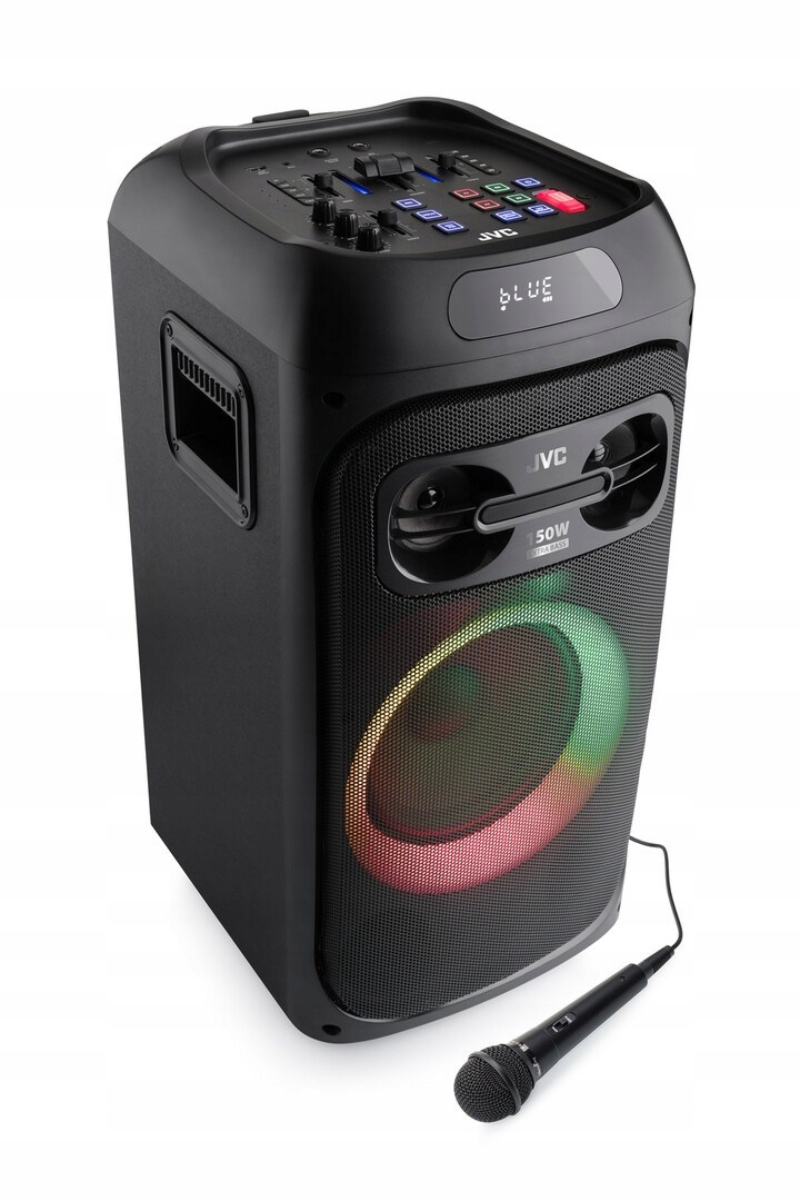 Altoparlant party JVC XS-EP514B, Bluetooth, bateri 16 orë, i zi