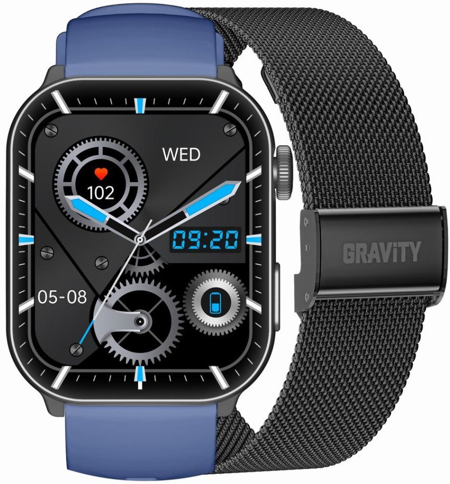 Ora inteligjente Gravity GT28-3, 22mm, IP68, e zezë