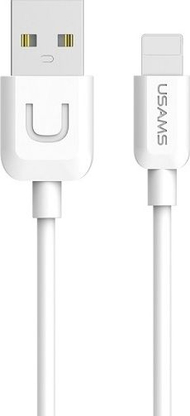 Kabllo Usams U-Turn Lightning - USB, 2A, 1m, e bardhë
