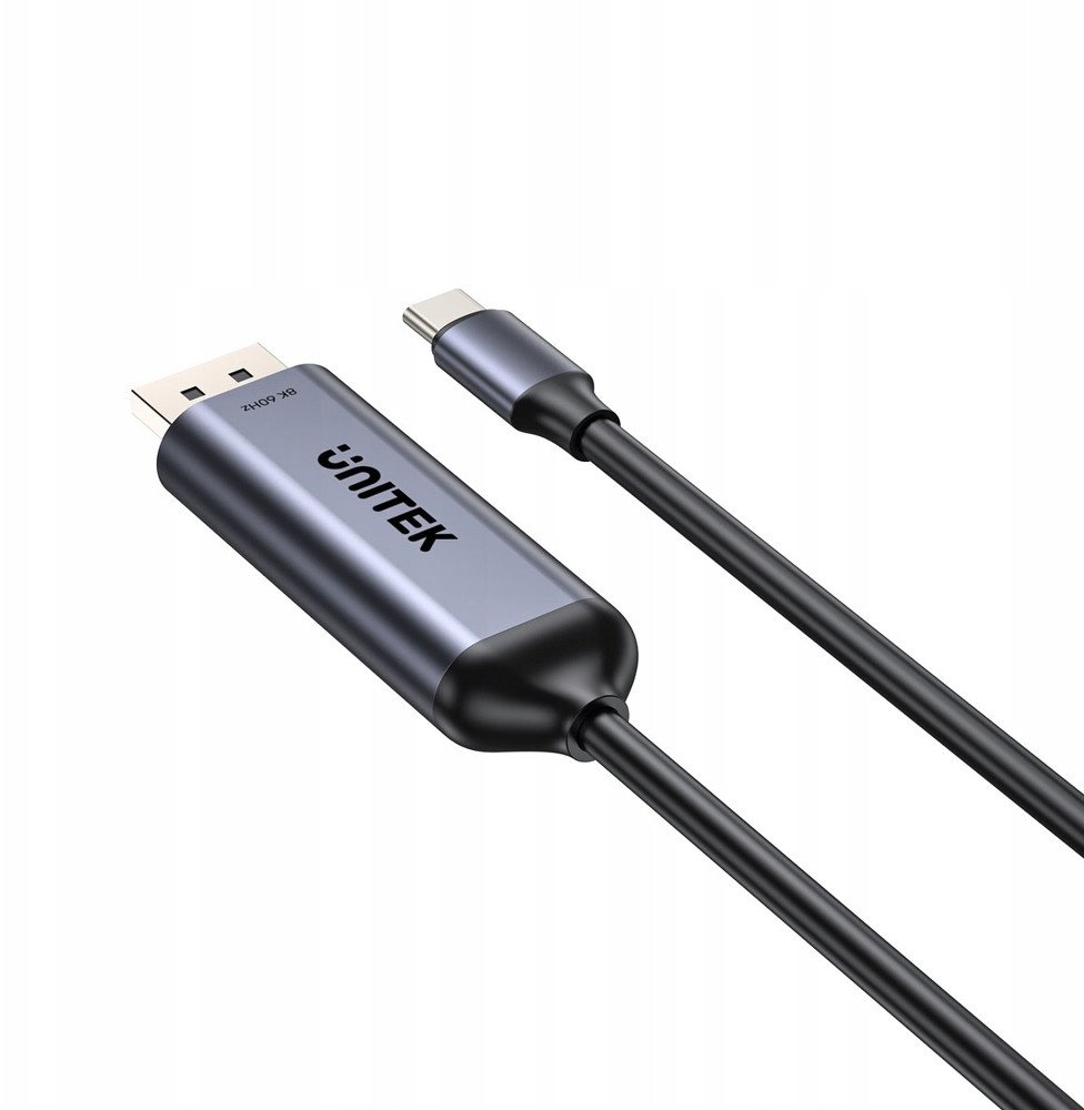 Kabllo video Unitek USB C në DisplayPort, 8K, 1.5 m, e zezë