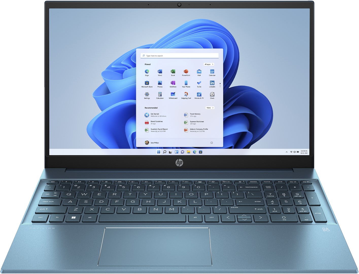 Laptop HP Pavilion 15-eh3154nw, 15.6", AMD Ryzen 5, 16 GB RAM, 512 GB SSD, i kaltër
