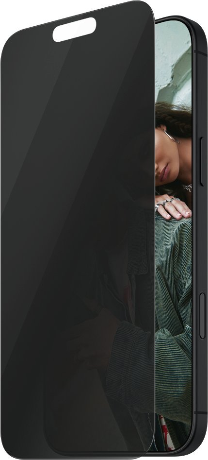 Mbrojtës ekrani PanzerGlass SAFE Privacy, iPhone 16 Pro, Ultra-Wide Fit, transparent