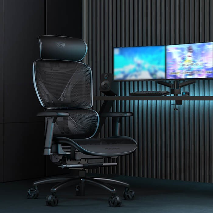 Karrige ThunderX3 XTC, ergonomike, e zezë