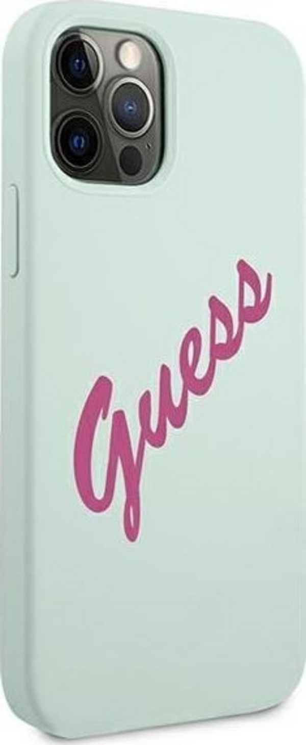 Kornizë mbrojtëse Guess, Apple iPhone 12 Pro Max, e kaltër