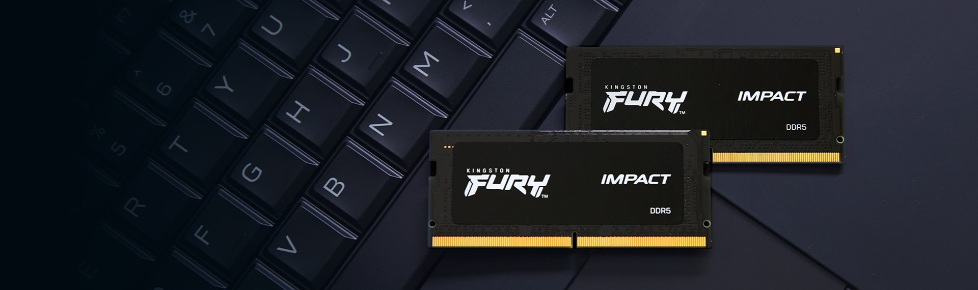 Memorie RAM Kingston FURY Impact, 32GB, DDR5, 5600MT/s, SODIMM, e zezë