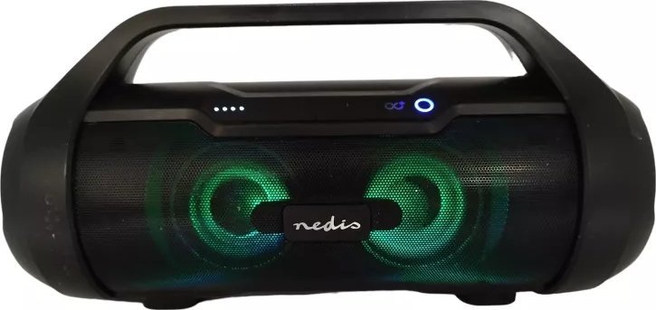 Altoparlant portativ Nedis Party Boombox, Bluetooth, 80W, IPX5, i zi